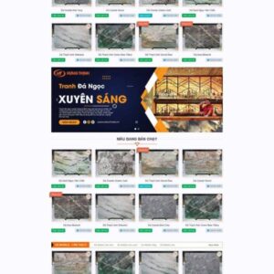 Thiết Kế Website Xưởng Đá