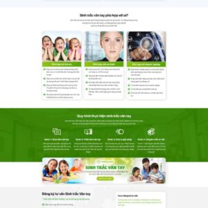 Thiết Kế Website Sinh Trắc Vân Tay