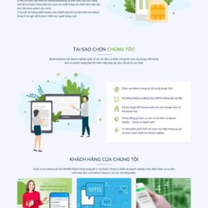 Theme wordpress dịch vụ sms