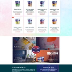 Theme wordpress bán sơn nước 3