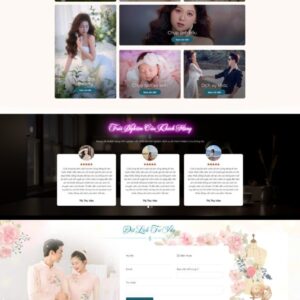 Thiết Kế Website Tiệm Chụp Ảnh Cưới Studio Wedding 8
