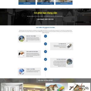 Thiết Kế Website Dịch Vụ Sửa Nhà