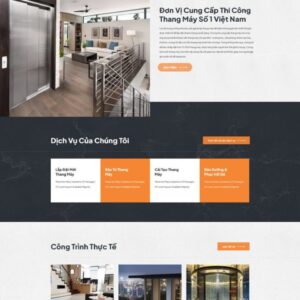 Thiết Kế Website Giới Thiệu Công Ty Bán Thang Máy Chuyên Nghiệp