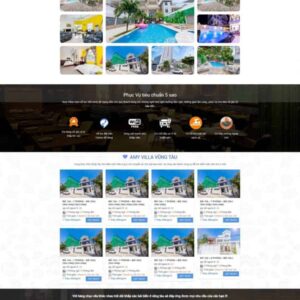 Thiết Kế Website Cho Thuê Villa Khách Sạn