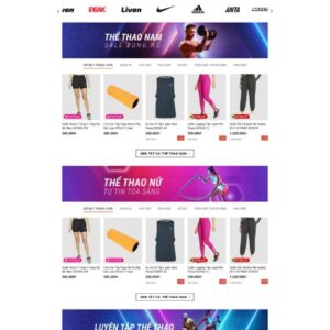 Thiết Kế Website Shop Bán Giày Giá Rẻ
