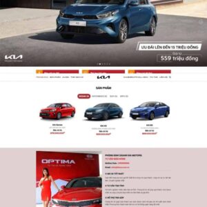 Thiết Kế Website Hãng Xe KIA Chuẩn Đẹp