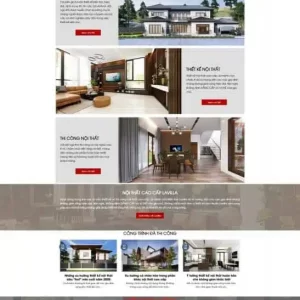 Thiết Kế Website Nội Thất Thiết Kế Xây Dựng 01