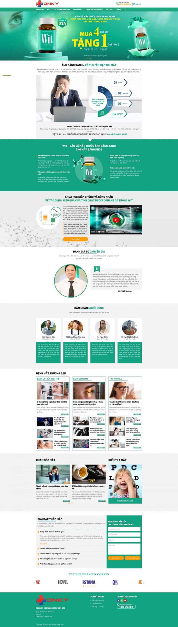 Thiết Kế Website Sức Khỏe, Y Tế Chuyên Nghiệp