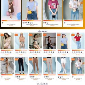 Thiết kế website bán thời trang quần áo