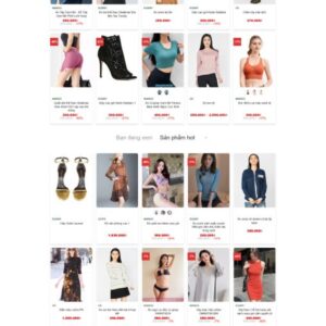 Thiết kế website bán hàng thời trang