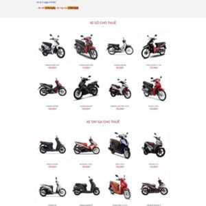 Thiết Kế Website Cho Thuê Xe Máy Chuẩn SEO