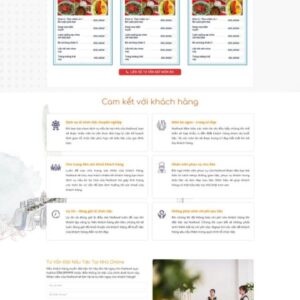 Thiết kế website dịch vụ nấu tiệc cưới