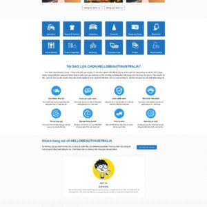 Theme wordpress dịch vụ vận chuyển úc