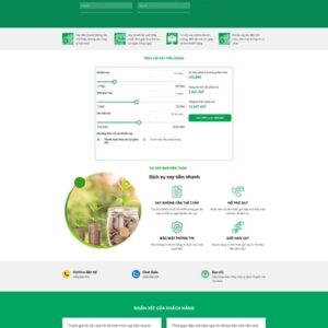 Thiết Kế Website Dịch Vụ Vay Tiền