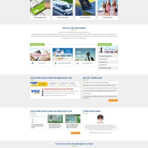 Theme wordpress dịch vụ làm visa 2