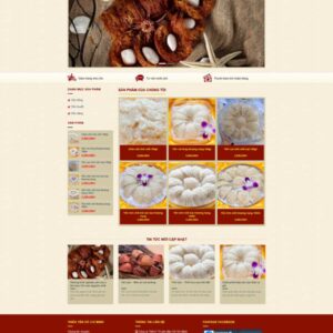 Thiết Kế Website Yến Sào