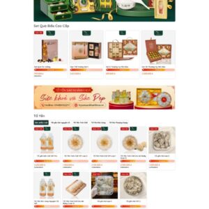 Thiết Kế Website Bán Yến Sào Chuyên Nghiệp