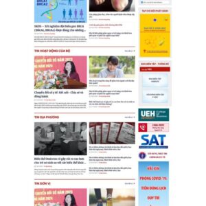 Thiết Kế Website Tin Tức Y Tế Chuyên Nghiệp
